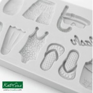 Μινιατούρες Σετ Παραλίας Καλούπι σιλικόνης της Katy Sue 