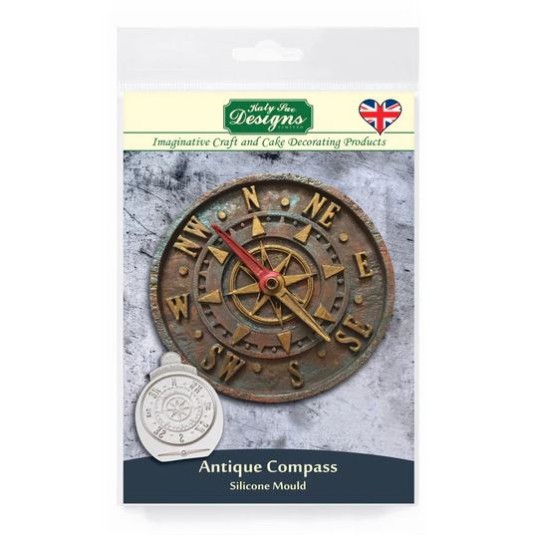 Πυξίδα Αντίκα Καλούπι σιλικόνης - της Katy Sue