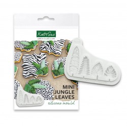 Τροπικά φύλλα mini Καλούπι σιλικόνης - της Katy Sue