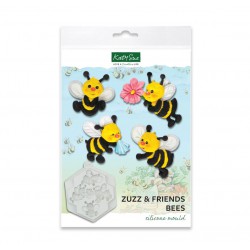 Μέλισσες - Zuzz and Friends Bees - Καλούπι σιλικόνης - της Katy Sue