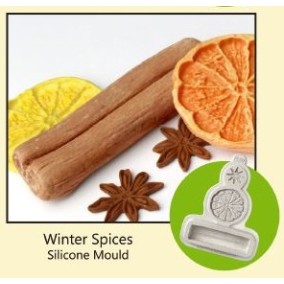 Κανέλα - Πορτοκάλι - Γλυκάνισος - WINTER SPICES - Καλούπι Σιλικόνης - της Katy Sue