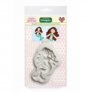 Καλούπι Σιλικόνης της Katy Sue - Μικρή γοργόνα (Little Mermaid Sugar Buttons)