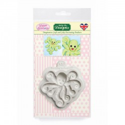 Καλούπι Σιλικόνης της Katy Sue - Χταπόδι (Octopus Sugar Buttons)