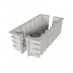 LUMIERE- KIT ΣΕ ΣΙΛΙΚΟΝΗ 22 X 9 H 7,5 mm συν ΠΛΑΣΤΙΚΟ ΣΤΗΡΙΞΗΣ της Silikomart