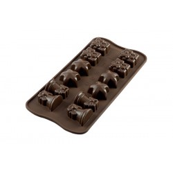 Χριστουγεννιάτικο Καλούπι Σιλικόνης 12 θέσεων της Silikomart