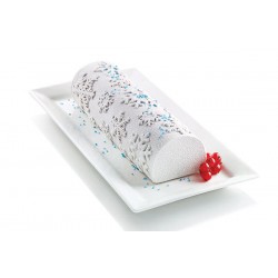 Χιονονιφάδες Καλούπι Σιλικόνης 25 x 8 cm για κορμό της Silikomart