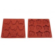 Χριστούγεννα Επαγγελματικό Καλούπι Σιλικόνης gia μπισκότα της Silikomart