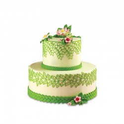 Καλούπι Δαντέλας Σιτάρι & Φύλλα  της Pavoni 30x40cm