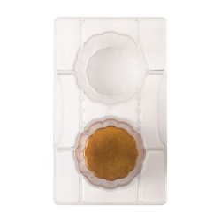 Κυματιστό Σφηνάκι - Επαγγελματικό Καλούπι Sοκολάτας 2 θέσεων 