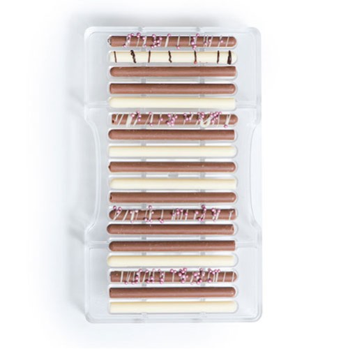 Πούρο επαγγελματικό καλούπι σοκολάτας 18 θέσεων 200 x 120 x 20 mm