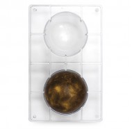 Μισή σφαίρα  2 θέσεων Επαγγελματικό καλούπι σοκολάτας ⌀100χιλ. x45χιλ