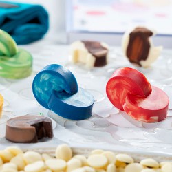 Στρογγυλό Συναρμολογούμενο 14 θέσεων Επαγγελματικό Καλούπι Σοκολάτας