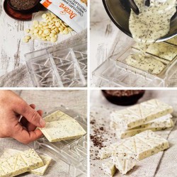 Σχήματα Επαγγελματικό Καλούπι Μπάρας σοκολάτας 4 θέσεων 