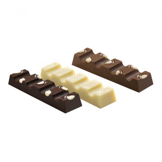 Κύκλοι Επαγγελματικό Καλούπι Μπάρας σοκολάτας 6 θέσεων