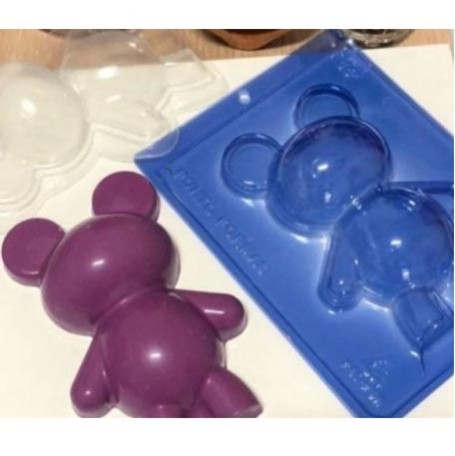 Αρκουδάκι καλούπι σοκολάτας 183 x 117,5 x 45 χιλ  - 3 εξαρτημάτων.