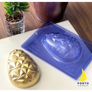 ΑΒΓΟ Διαμαντένιο 3D καλούπι σοκολάτας 155 x 103 x 56,5- 3 εξαρτημάτων.