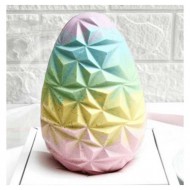 ΑΒΓΟ Διαμαντένιο 3D καλούπι σοκολάτας 155 x 103 x 56,5- 3 εξαρτημάτων.