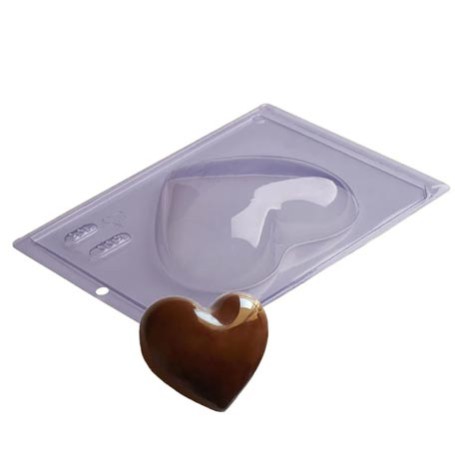 Καρδιά καλούπι σοκολάτας 125 x 148 x 36 χιλ  - 3 εξαρτημάτων.