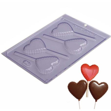 Γλειφιτζούρι Καρδιά καλούπι σοκολάτας 51 x 62 x 7χιλ. βάθος