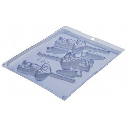 Γλειφιτζούρι Λαγός και Καρότα καλούπι σοκολάτας 70 x 50 x 10 χιλ.