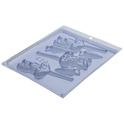 Γλειφιτζούρι Λαγός και Καρότα καλούπι σοκολάτας 70 x 50 x 10 χιλ.