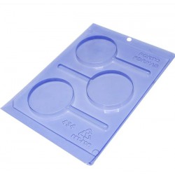 Γλειφιτζούρι Στρογγυλό καλούπι σοκολάτας Φ75 x 10 χιλ.