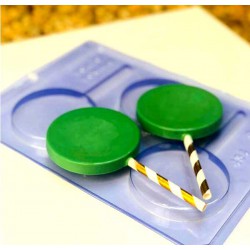 Γλειφιτζούρι Στρογγυλό καλούπι σοκολάτας Φ75 x 10 χιλ.