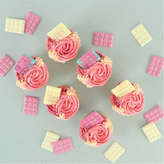 Μίνι Καλούπι Σοκολάτας 3,5cm x 2,5 εκ. 12 Θέσεων