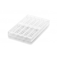 BOLLA  B - TRITAN Καλούπι Μπάρας σοκολάτας N.10 115 X 25 H 15 mm - Silikomart