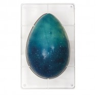 Μισό Επαγγελματικό Πολυκαρβονικό Καλούπι Αυγού 205 x 135 x 80 Y χιλ. για αυγό 250g.