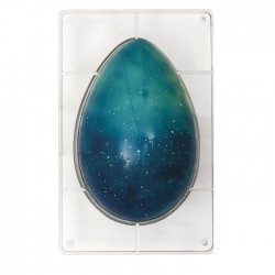 Μισό Επαγγελματικό Πολυκαρβονικό Καλούπι Αυγού 205 x 135 x 80 Y χιλ. για αυγό 250g.