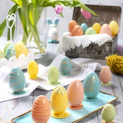 Επαγγελματικό Πολυκαρβονικό Καλούπι Αυγού 10 θέσεων 60 x 42 x 20 Y χιλ. για αυγό 30g.