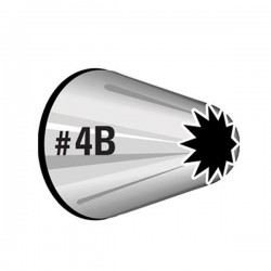 Mύτη κορνέ #4Β Ανοιχτό Αστέρι  - Wilton