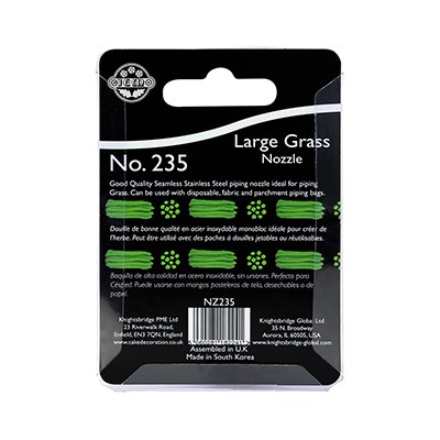 Μύτη Κορνέ Μεγάλα μαλλιά / γρασίδι M / O Plain # 235 της Jem