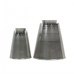 Σετ 2 Κορνέ Twist Twist Ανοιχτό Αστέρι με ανοιχτό κέντρο (20T & 21T)