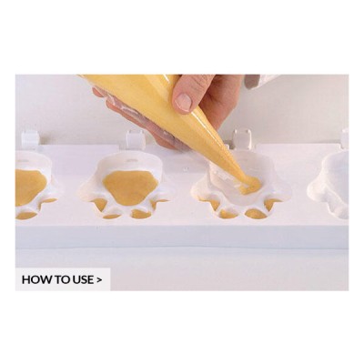 Πατούσα Επαγγελματικό Καλούπι Παγωτού 89 x 84 x 24Υ