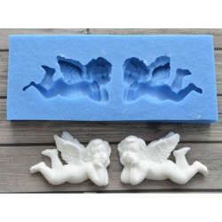 Άγγελος - Διπλό Καλούπι Σιλικόνης για Ζαχαρόπαστα και Σοκολάτα