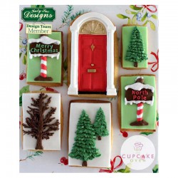  Καλούπι Σιλικόνης - Χριστουγεννιάτικα Ταμπελάκια - της Katy Sue