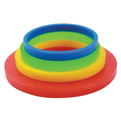 Δαχτυλίδια για μεγάλο Πλάστη 3,5 - 4εκ - Σετ 4 τεμ