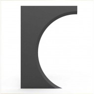 Cake Scraper για μπάλα  Model 7 πλαστικό - 190 x 115mm