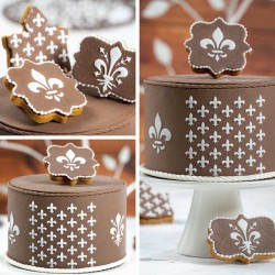 Stencil Κρίνου (Lily) 10 x 25cm