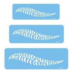 Φτέρη Σετ 3 Στένσιλ της PME