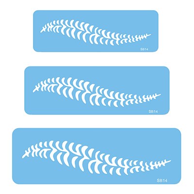 Φτέρη Σετ 3 Στένσιλ της PME