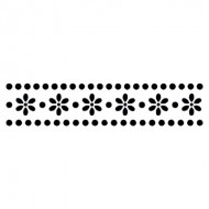 Μαργαρίτα και κουκίδες Στένσιλ της PME