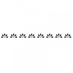 Μαργαρίτα μισή Στένσιλ της PME