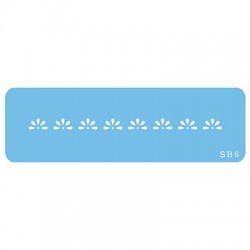 Μαργαρίτα μισή Στένσιλ της PME