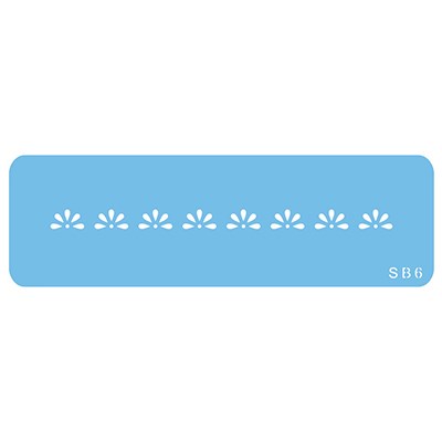 Μαργαρίτα μισή Στένσιλ της PME