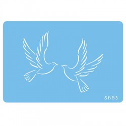 Περιστέρια σε πτήση Στένσιλ της PME