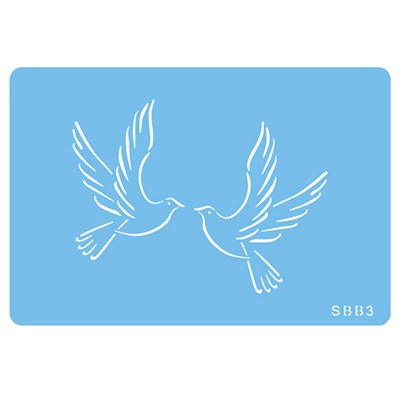 Περιστέρια σε πτήση Στένσιλ της PME