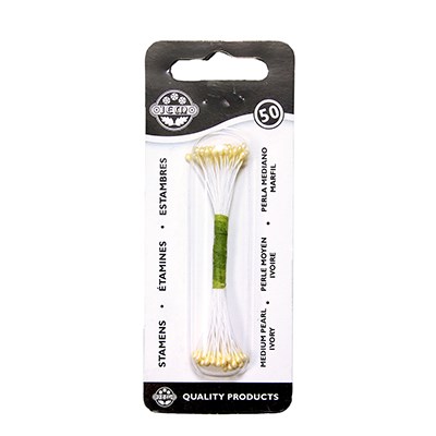 Ιβουάρ Στήμονες μεγάλο μέγεθος για βρώσιμα λουλούδια 50τεμ. - PME